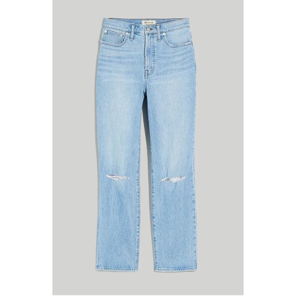 Madewell The Perfect Vintage Straight Jean in Westanna Wash Size 33P NWT - Picture 1 of 9